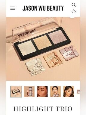 JASON WU Shimmer Highlighter Trio — Silver, Champagne, Pearl